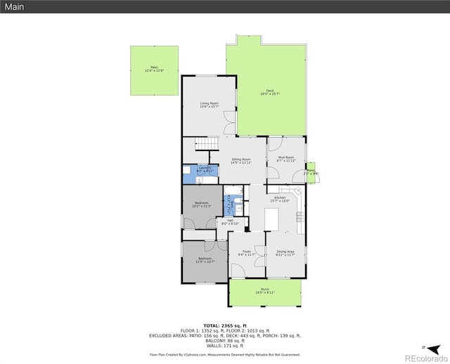 3282 Depew St, Wheat Ridge, CO 80212 - view of home floor plan