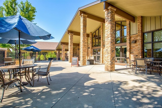14001 E Marina Dr Unit 606, Aurora, CO 80014 - view of patio featuring outdoor dining area
