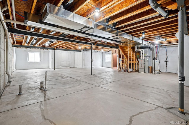 7426 E 148th Pl, Thornton, CO 80602 - basement featuring gas water heater and heating unit