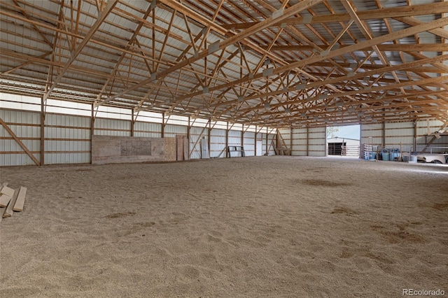 view of riding arena