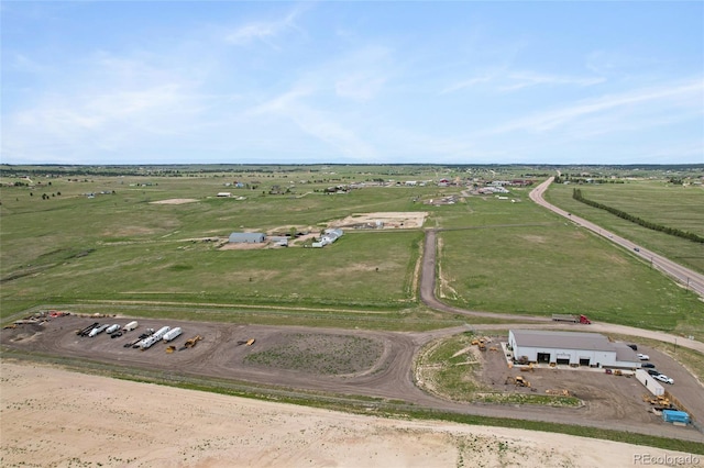 aerial view of sparsely populated area
