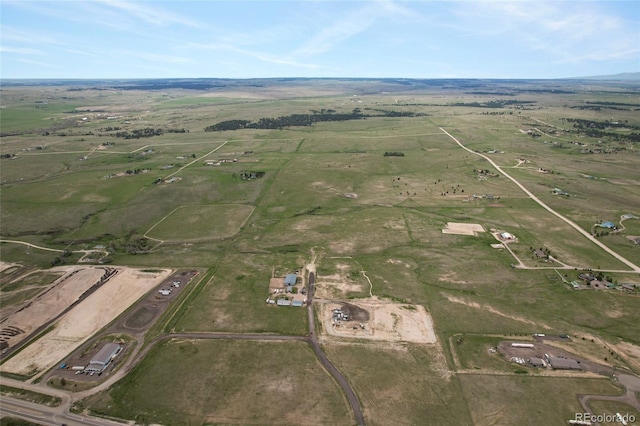 aerial overview of property's location featuring rural landscape
