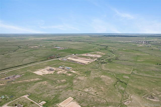 aerial view of property and surrounding area with rural landscape