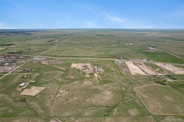 aerial view of property and surrounding area with rural landscape