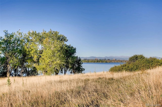 13873 E Lehigh Ave Unit E, Aurora, CO 80014 - water view featuring a mountain backdrop