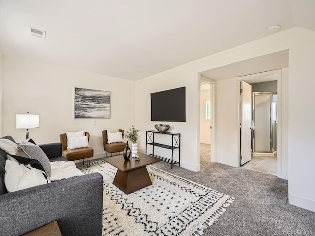 9430 Carr St, Westminster, CO 80021 - living area featuring carpet floors and baseboards