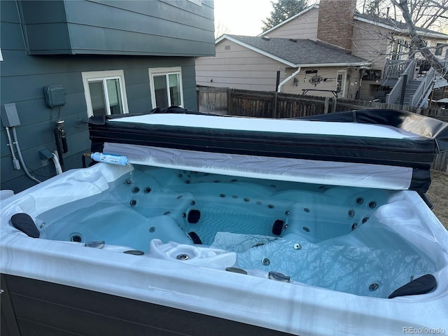 9430 Carr St, Westminster, CO 80021 - wooden deck with a hot tub