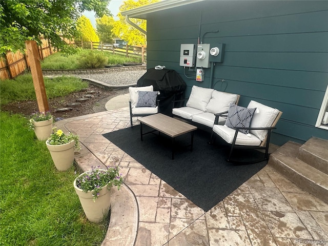 9430 Carr St, Westminster, CO 80021 - view of patio featuring an outdoor living space