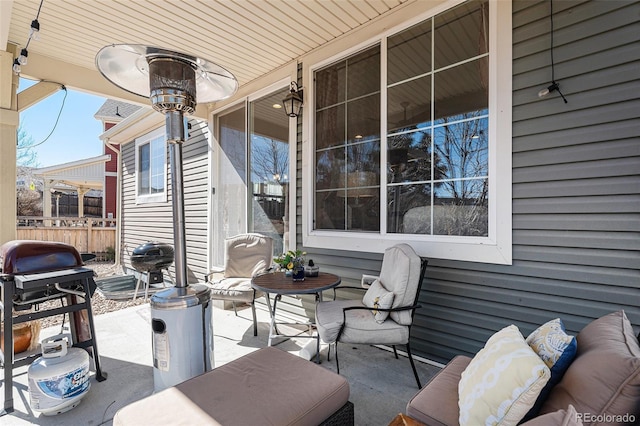 view of patio / terrace with covered porch