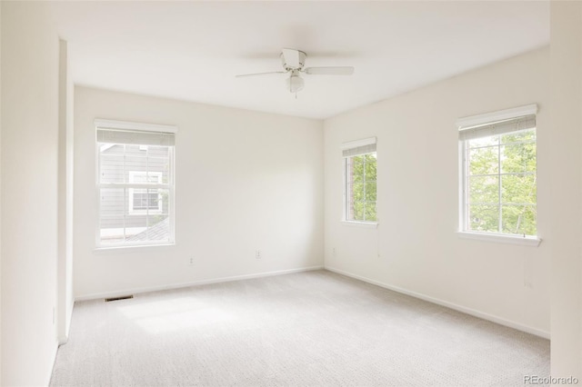8122 E 6th Pl, Denver, CO 80230 - carpeted spare room featuring ceiling fan and baseboards