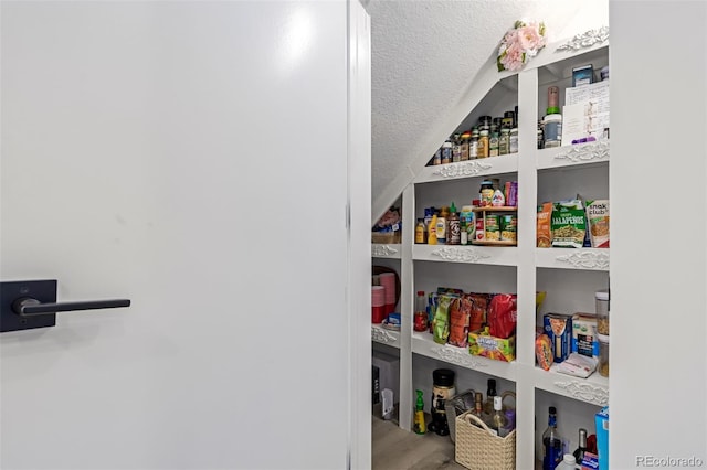 view of pantry