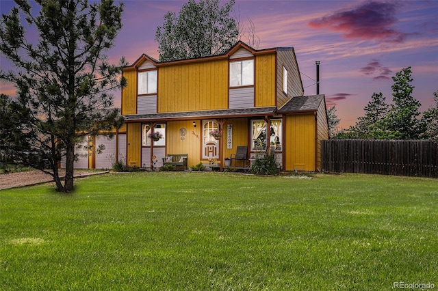 34181 Columbine Trl, Elizabeth, CO 80107 - view of front of home with a porch and a garage