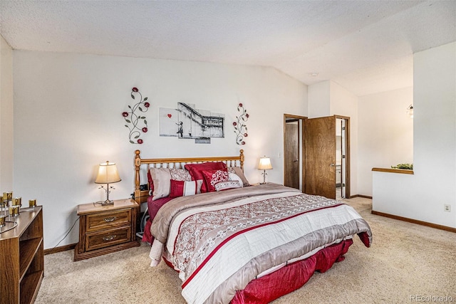 34181 Columbine Trl, Elizabeth, CO 80107 - carpeted bedroom featuring baseboards and vaulted ceiling