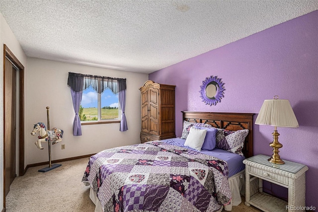 34181 Columbine Trl, Elizabeth, CO 80107 - carpeted bedroom featuring a textured ceiling and baseboards