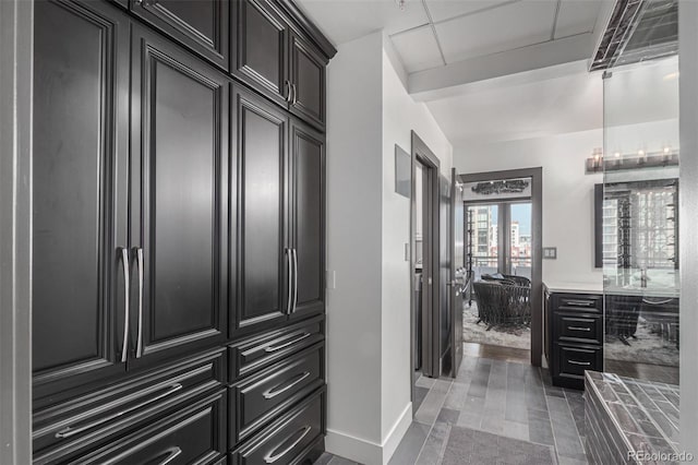 1735 19th St Unit 6D, Denver, CO 80202 - corridor with baseboards