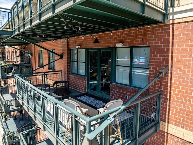 1735 19th St Unit 6D, Denver, CO 80202 - view of patio with french doors