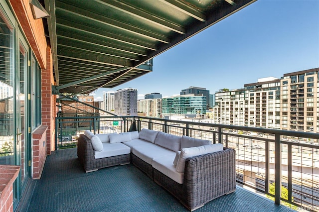 1735 19th St Unit 6D, Denver, CO 80202 - balcony featuring a city view
