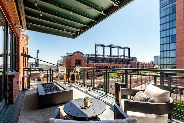 1735 19th St Unit 6D, Denver, CO 80202 - balcony featuring a view of city