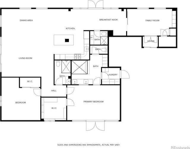 1735 19th St Unit 6D, Denver, CO 80202 - home floor plan