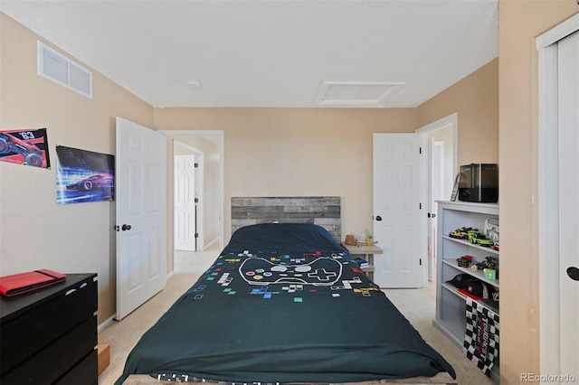 1386 Avgare Way, Erie, CO 80516 - carpeted bedroom with attic access