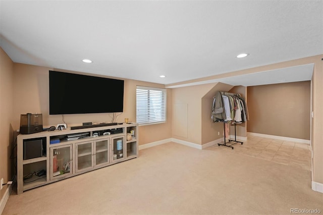1386 Avgare Way, Erie, CO 80516 - living area with carpet and recessed lighting