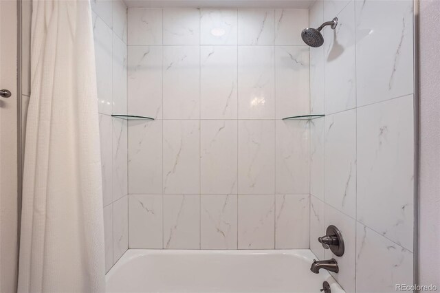 1926 S Yates St, Denver, CO 80219 - bathroom with shower / bath combination with curtain