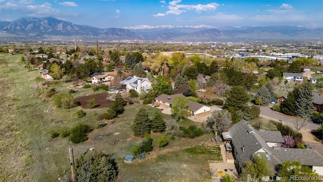 1198 Crestmoor Dr, Boulder, CO 80303 - view of property location featuring a mountainous background and nearby suburban area