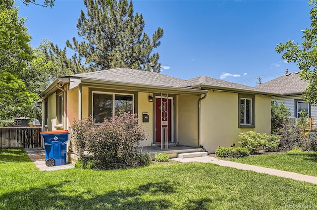 4111 S Delaware St, Englewood, CO 80110 - view of front facade with stucco siding and roof with shingles