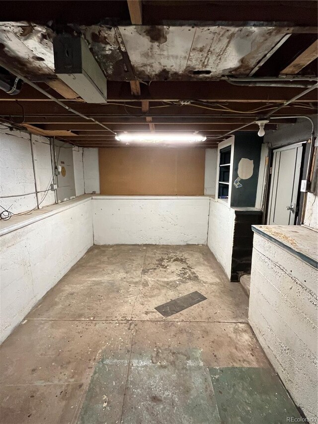 4111 S Delaware St, Englewood, CO 80110 - view of unfinished basement