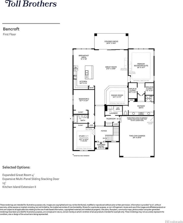 668 Leafy Aster Ln, Castle Rock, CO 80104 - home floor plan