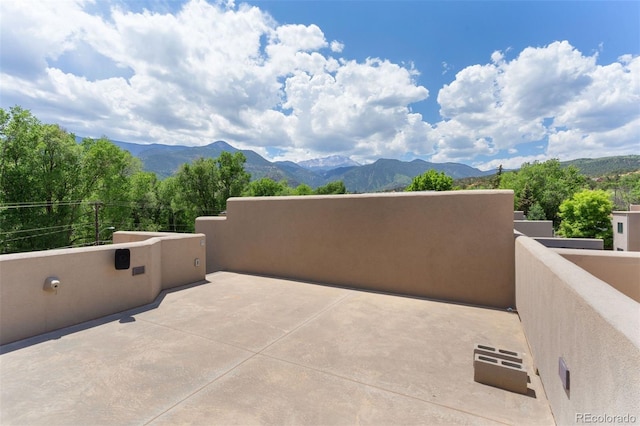 114 El Paso Blvd, Manitou Springs, CO 80829 - patio / terrace featuring a mountain view