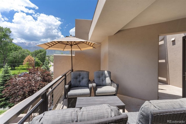 114 El Paso Blvd, Manitou Springs, CO 80829 - patio / terrace with a mountain view