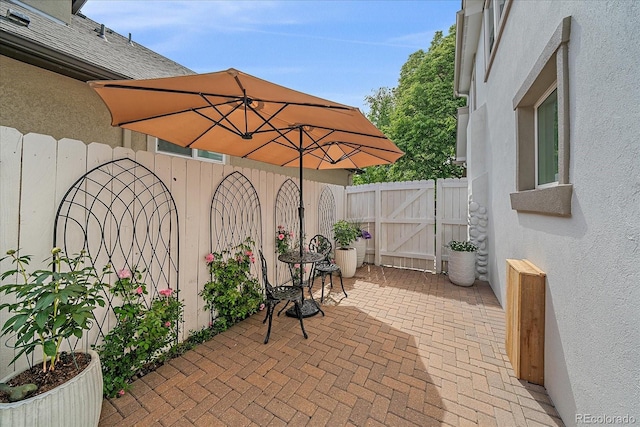 2340 S Columbine St, Denver, CO 80210 - view of patio / terrace featuring a gate