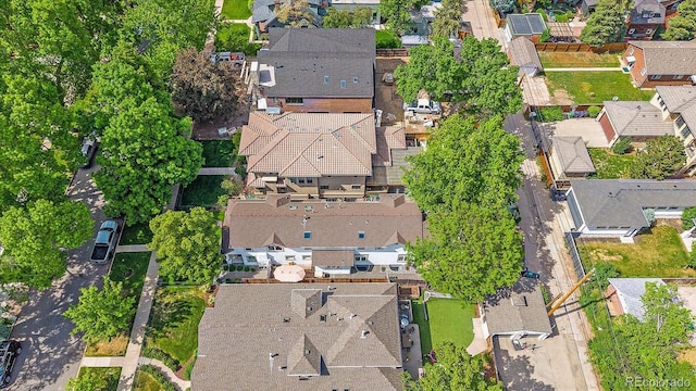 2340 S Columbine St, Denver, CO 80210 - aerial overview of property's location with nearby suburban area