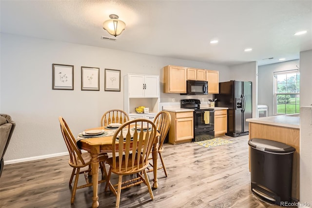 10700 Kimblewyck Cir Unit 155, Northglenn, CO 80233 - dining area with light wood-type flooring and recessed lighting