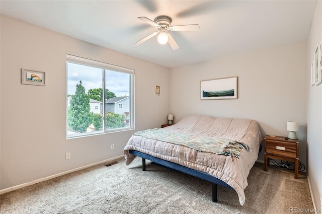 10700 Kimblewyck Cir Unit 155, Northglenn, CO 80233 - bedroom with carpet floors and ceiling fan