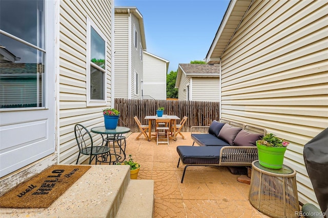 10700 Kimblewyck Cir Unit 155, Northglenn, CO 80233 - view of patio / terrace featuring outdoor dining area and an outdoor hangout area