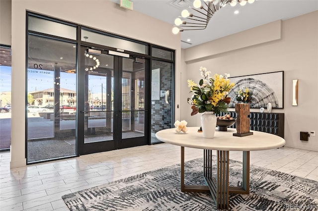 view of building lobby