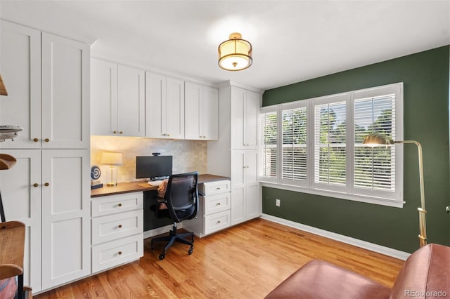 2309 Magellan St, Colorado Springs, CO 80907 - office with light wood finished floors and built in desk