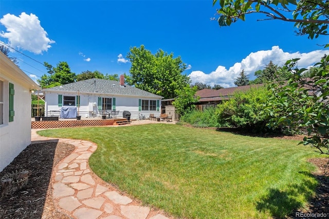2309 Magellan St, Colorado Springs, CO 80907 - view of yard