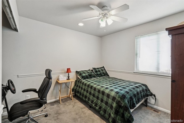 13802 Jasmine St, Thornton, CO 80602 - carpeted bedroom with baseboards and ceiling fan