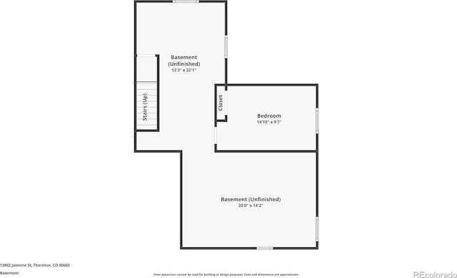13802 Jasmine St, Thornton, CO 80602 - view of property floor plan