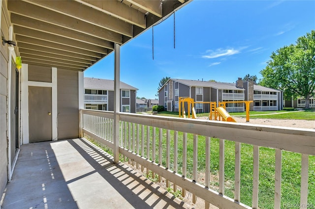 18034 E Ohio Ave Unit 104, Aurora, CO 80017 - balcony featuring a residential view