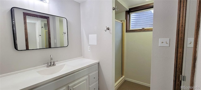 315 W 5th St, Julesburg, CO 80737 - bathroom with vanity and a stall shower