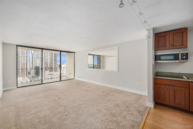 1020 15th St Unit 18I, Denver, CO 80202 - empty room featuring baseboards and light carpet