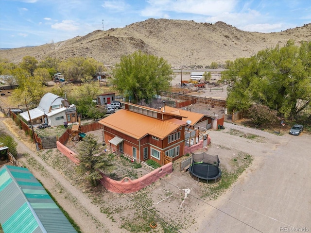 125 1st St, Saguache, CO 81149 - view of subject property featuring a mountainous background