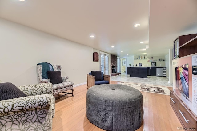 540 Ithaca Dr, Boulder, CO 80305 - living area with light wood finished floors and recessed lighting