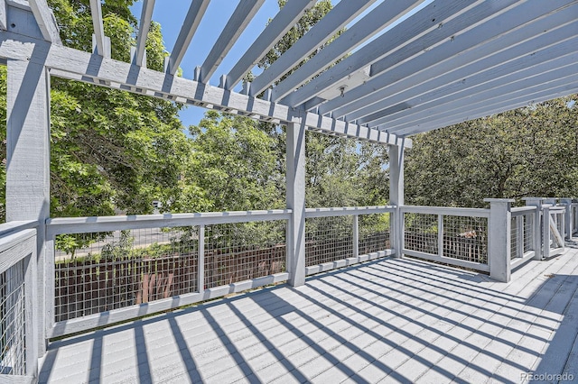 540 Ithaca Dr, Boulder, CO 80305 - wooden terrace featuring a pergola