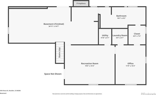 540 Ithaca Dr, Boulder, CO 80305 - view of home floor plan
