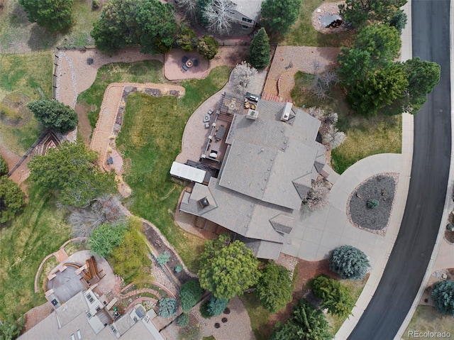 drone / aerial view